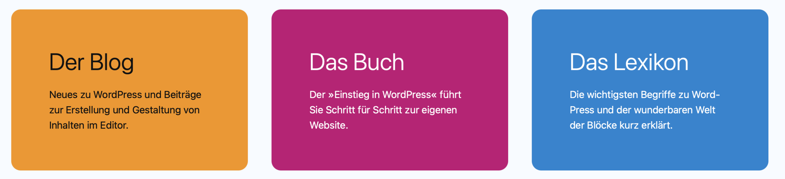 Cool: Mehrspaltige Layouts mit dem Spalten-Block